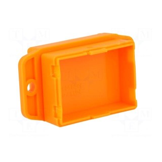 Enclosure: multipurpose | X: 35.4mm | Y: 50mm | Z: 22mm | ABS | orange