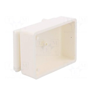 Enclosure: multipurpose | X: 37mm | Y: 51mm | Z: 20mm | ABS | white