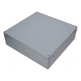 Enclosure: multipurpose | X: 401mm | Y: 406mm | Z: 120mm | EURONORD | grey