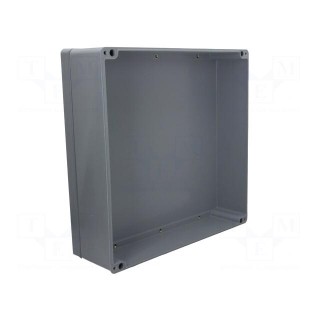 Enclosure: multipurpose | X: 401mm | Y: 406mm | Z: 120mm | EURONORD | grey