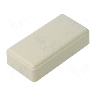 Enclosure: multipurpose | X: 40mm | Y: 78mm | Z: 20mm | ABS | white