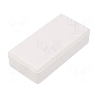 Enclosure: multipurpose | X: 40mm | Y: 79mm | Z: 20mm | ABS | white