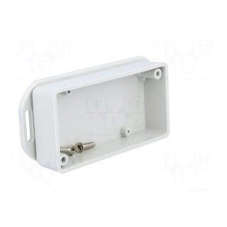 Enclosure: multipurpose | X: 40mm | Y: 80mm | Z: 20mm | with fixing lugs