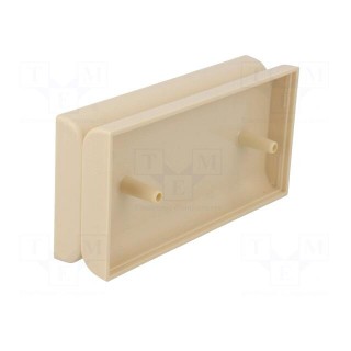 Enclosure: multipurpose | X: 50mm | Y: 100mm | Z: 24mm | ABS | ivory