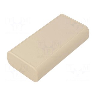 Enclosure: multipurpose | X: 50mm | Y: 100mm | Z: 24mm | ABS | ivory