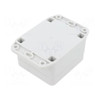 Enclosure: multipurpose | X: 60mm | Y: 65mm | Z: 40mm | with fixing lugs