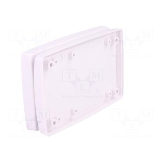 Enclosure: multipurpose | X: 60mm | Y: 97mm | Z: 19mm | ABS | white