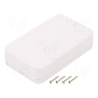 Enclosure: multipurpose | X: 69mm | Y: 115mm | Z: 28mm | LC | ABS | white