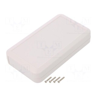 Enclosure: multipurpose | X: 76mm | Y: 27mm | Z: 135mm | LC | ABS | white