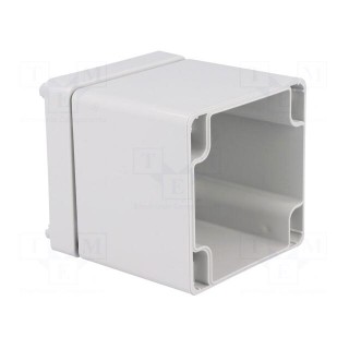 Enclosure: multipurpose | X: 82mm | Y: 84mm | Z: 85mm | TG ABS | ABS | grey
