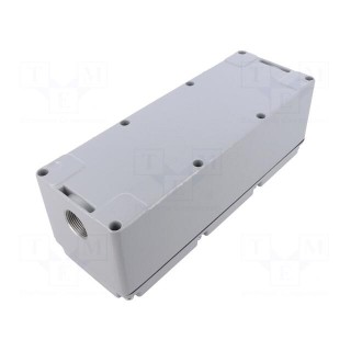 Enclosure: multipurpose | X: 92mm | Y: 257mm | Z: 86mm | with hole