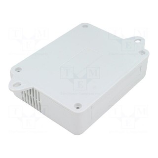 Enclosure: wall mounting | X: 90mm | Y: 115mm | Z: 37mm | ABS | grey