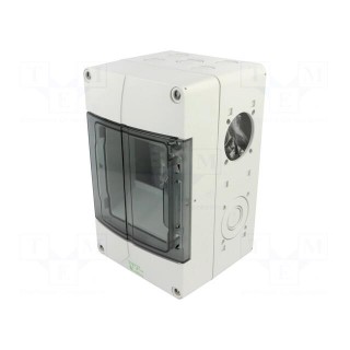 Enclosure: for modular components | grey | No.of mod: 4 | Series: STV