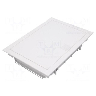 Enclosure: for modular components | IP30 | white | No.of mod: 24