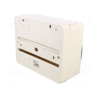 Enclosure: for modular components | IP30 | plaster embedded | white
