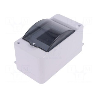 Enclosure: for modular components | IP30 | wall mount | white | ABS
