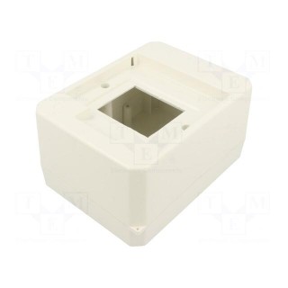 Enclosure: for modular components | IP30 | white | No.of mod: 4