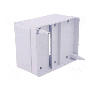 Enclosure: for modular components | IP30 | white | No.of mod: 5 | ABS