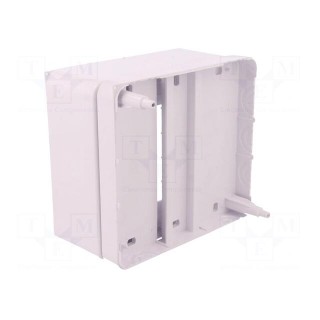 Enclosure: for modular components | IP30 | white | No.of mod: 6 | ABS