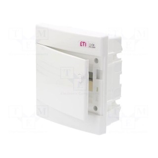 Enclosure: for modular components | IP40 | white | No.of mod: 8 | ABS