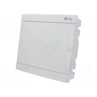 Enclosure: for modular components | IP40 | white | No.of mod: 36