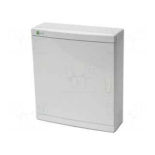 Enclosure: for modular components | IP40 | wall mount