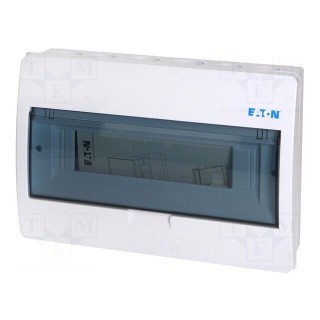 Enclosure: for modular components | IP40 | white | No.of mod: 12