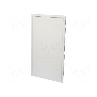 Enclosure: for modular components | IP40 | plaster embedded | white