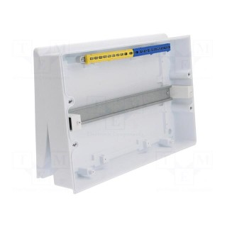 Enclosure: for modular components | IP40 | white | No.of mod: 18
