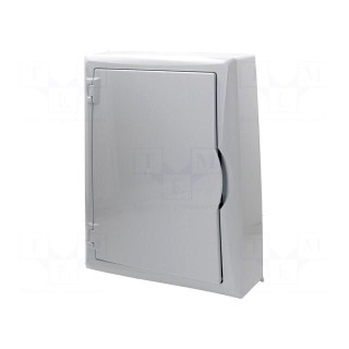 Enclosure: for modular components | IP40 | white | No.of mod: 24