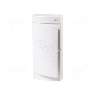 Enclosure: for modular components | IP40 | white | No.of mod: 48