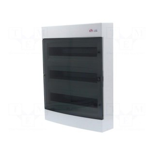 Enclosure: for modular components | IP40 | white | No.of mod: 54