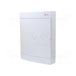 Enclosure: for modular components | IP40 | white | No.of mod: 54