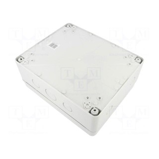 Enclosure: for modular components | IP65 | light grey | 400V | IK08