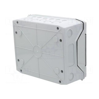 Enclosure: for modular components | IP65 | light grey | Series: ECH