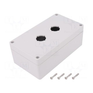 Enclosure: for remote controller | X: 90mm | Y: 160mm | Z: 60mm | IP66