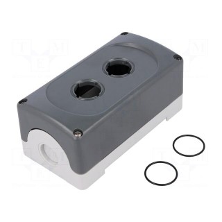 Enclosure: for remote controller | X: 75mm | Y: 141mm | Z: 61mm | grey