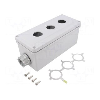 Enclosure: for remote controller | IP66 | X: 97mm | Y: 226mm | Z: 99mm