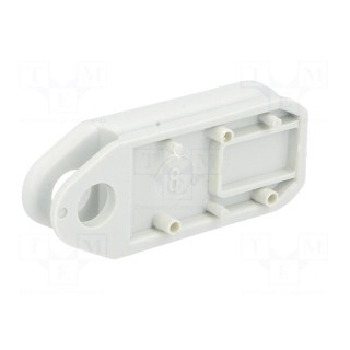 Enclosure: for remote controller | X: 16mm | Y: 40mm | Z: 8mm | ABS | grey