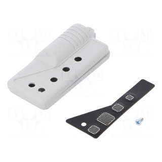Enclosure: for remote controller | X: 29mm | Y: 62mm | Z: 10mm | ABS