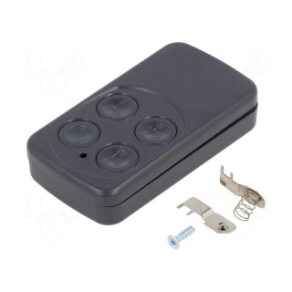 Enclosure: for remote controller | X: 35mm | Y: 65.5mm | Z: 13mm
