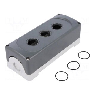 Enclosure: for remote controller | X: 75mm | Y: 181mm | Z: 61mm | grey