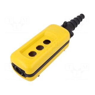 Enclosure: for remote controller | X: 80mm | Y: 190mm | Z: 70mm | yellow