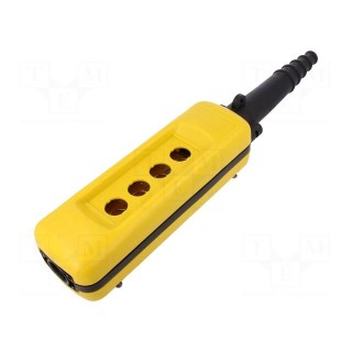 Enclosure: for remote controller | X: 80mm | Y: 250mm | Z: 70mm | yellow