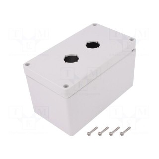 Enclosure: for remote controller | X: 90mm | Y: 160mm | Z: 90mm | IP66