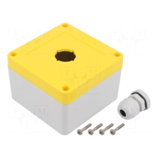 Enclosure: for remote controller | X: 90mm | Y: 90mm | Z: 60mm