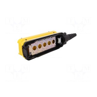 Enclosure: for remote controller | X: 80mm | Y: 250mm | Z: 70mm | yellow
