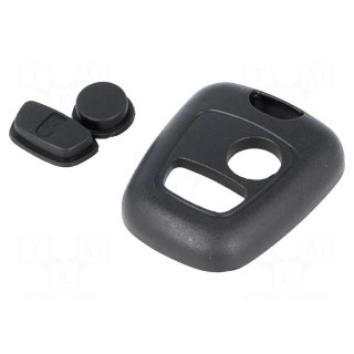 Front panel for remote controller | plastic | black | MINITOOLS