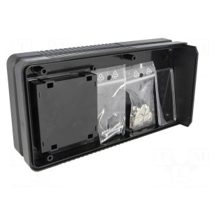Enclosure: for devices with displays | X: 100mm | Y: 196mm | Z: 40mm