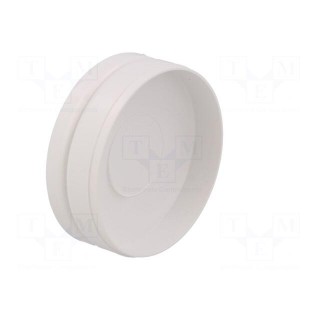 Enclosure: for alarms | ABS | white | Ø: 70mm | H: 18mm
